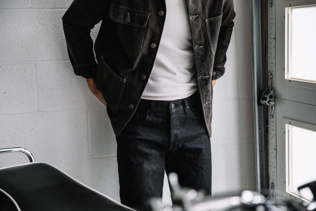 Imogene + Willie barton black selvage rinse