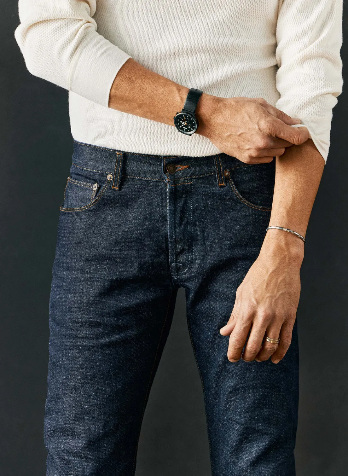 Imogene + Willie barton broken twill indigo rinse