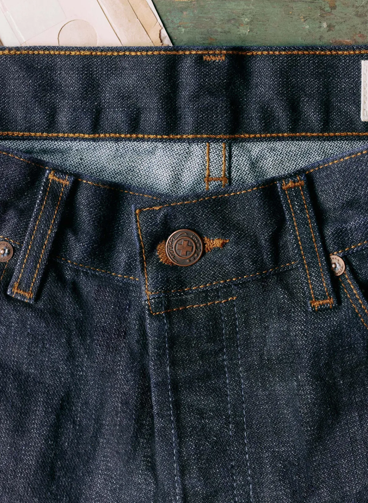 Imogene + Willie barton broken twill indigo rinse