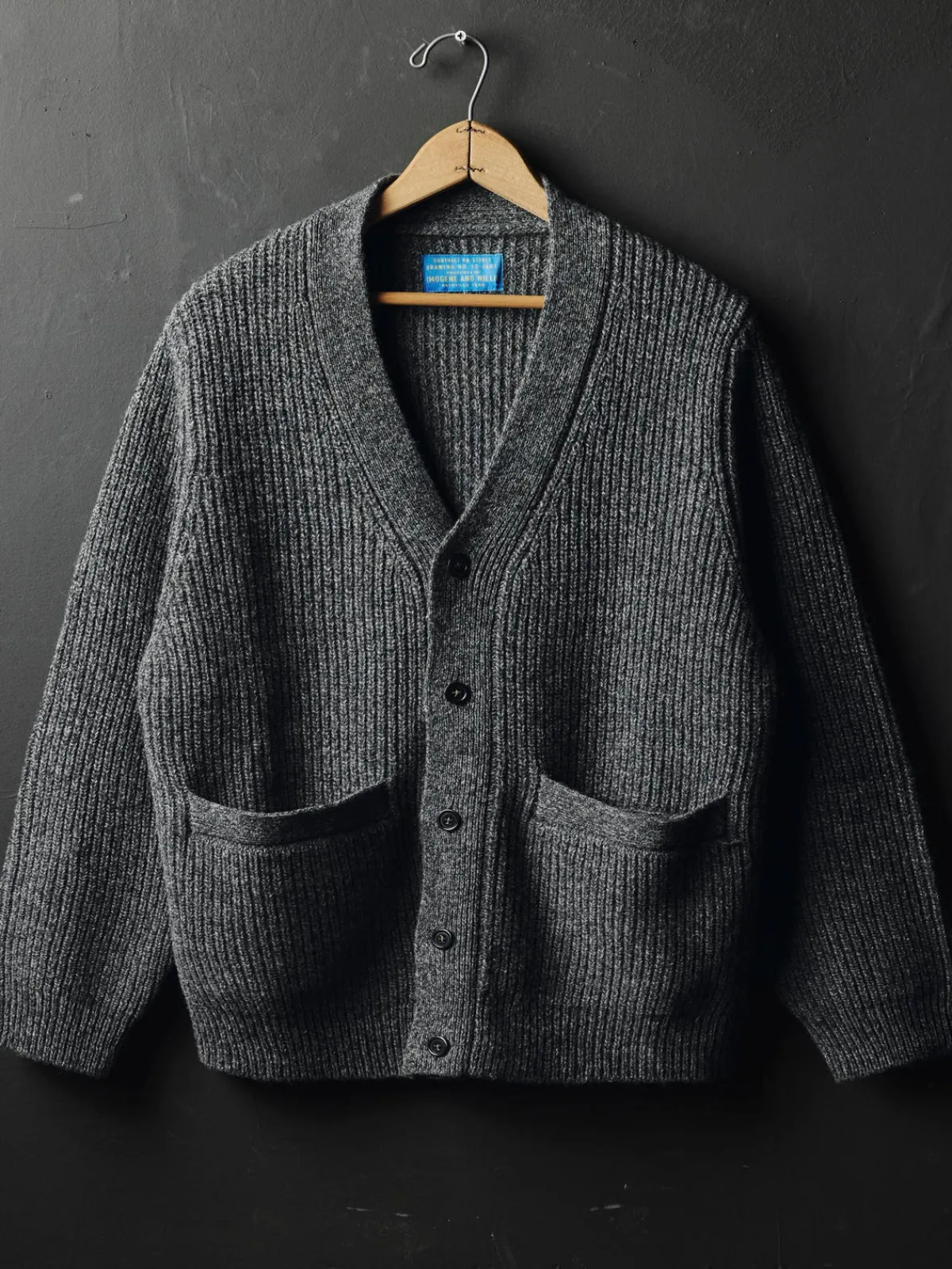 Imogene + Willie berkley cardigan marled grey