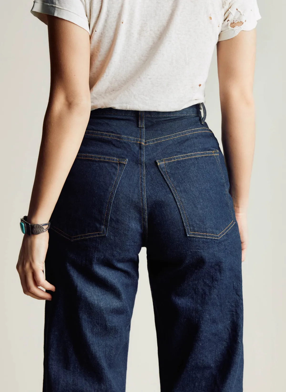 Women Imogene + Willie catherine indigo selvage rinse