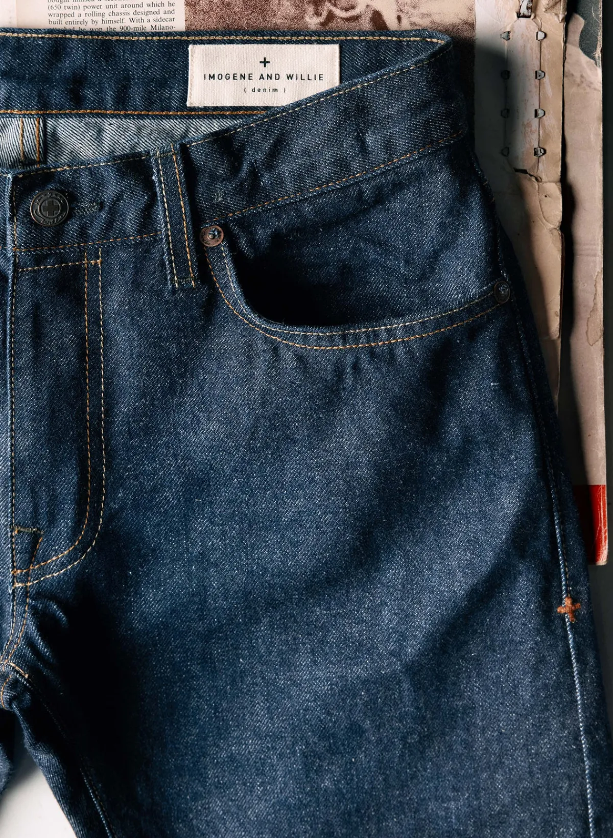 Imogene + Willie charlie indigo selvage rinse