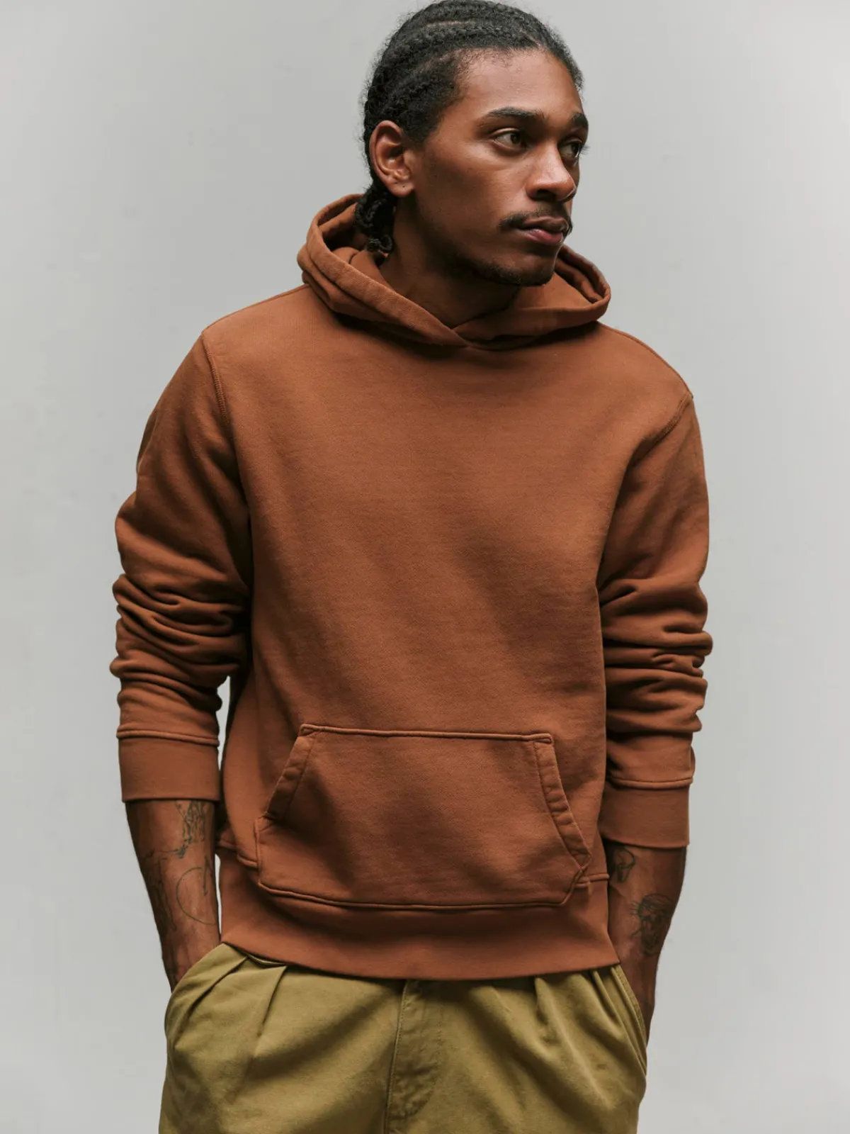Imogene + Willie davenport hoodie in brown