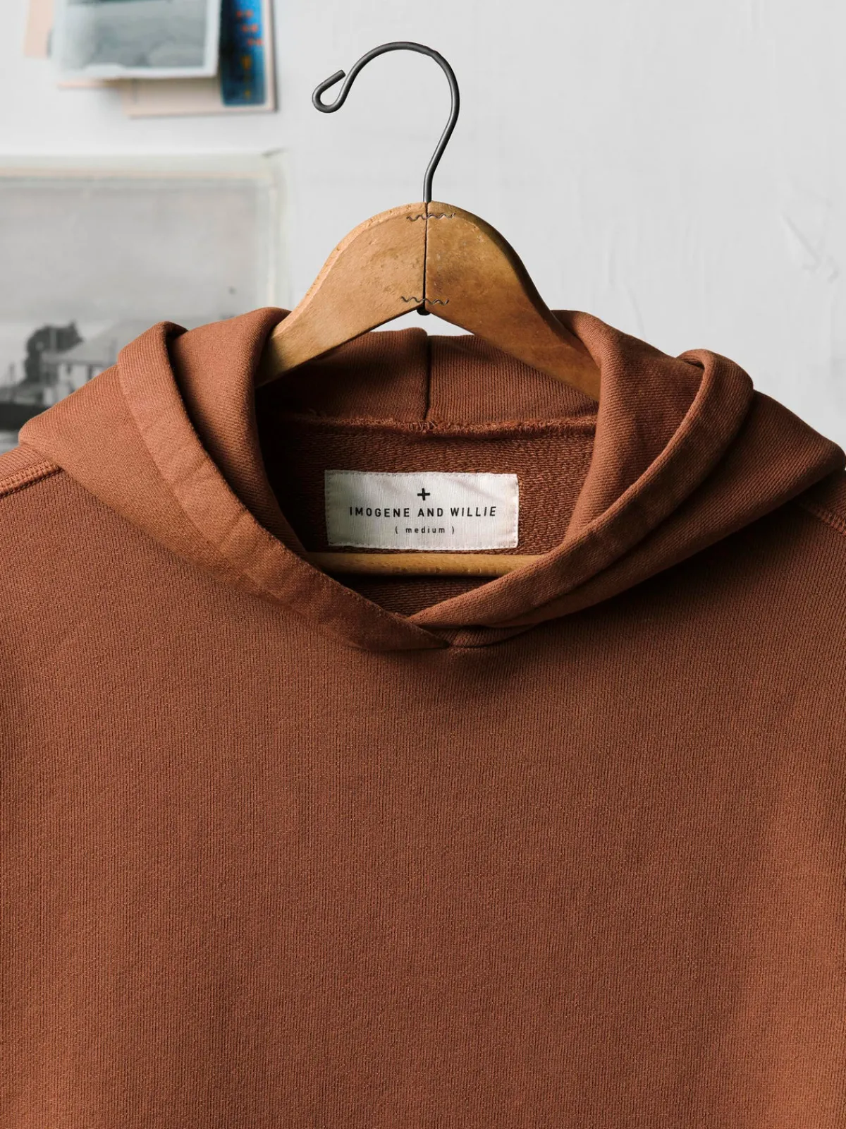 Imogene + Willie davenport hoodie in brown