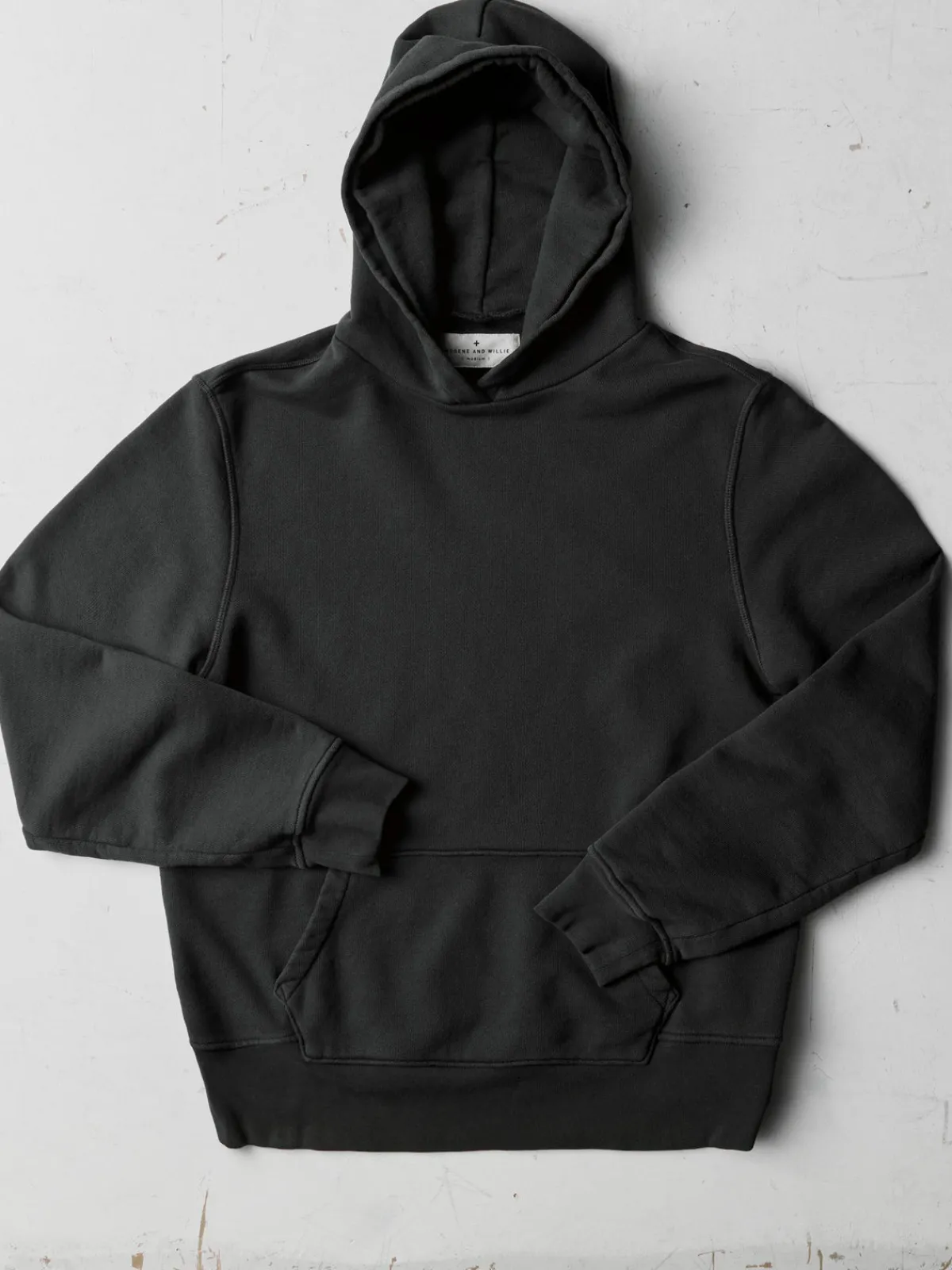 Imogene + Willie davenport hoodie in faded black