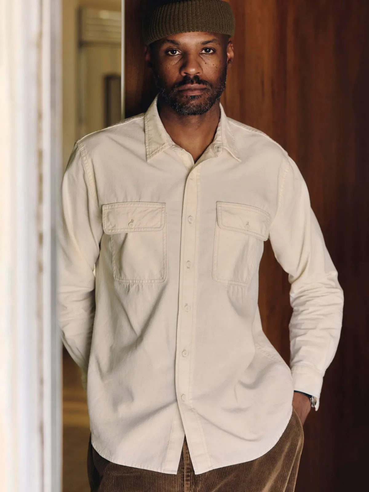 Imogene + Willie earl natural chambray
