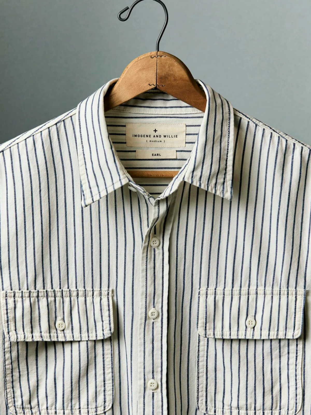 Imogene + Willie earl navy stripe
