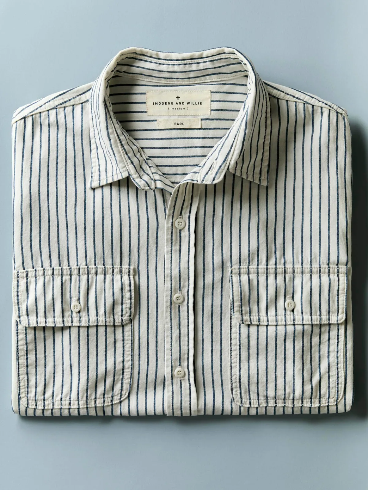 Imogene + Willie earl navy stripe