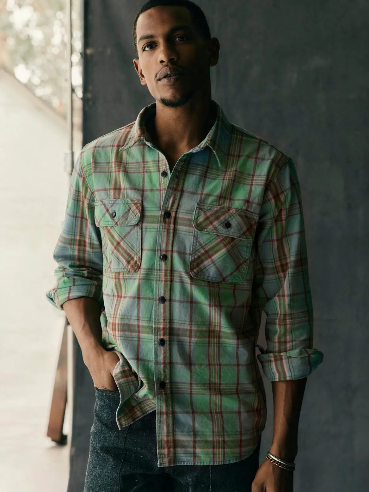 Imogene + Willie earl plaid in sierra