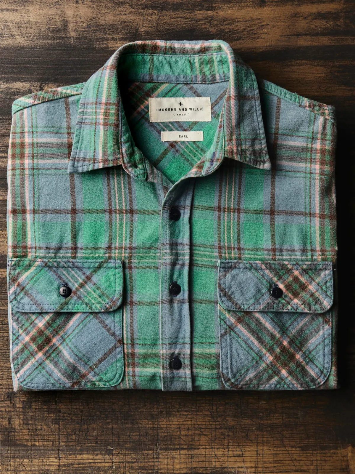 Imogene + Willie earl plaid in sierra
