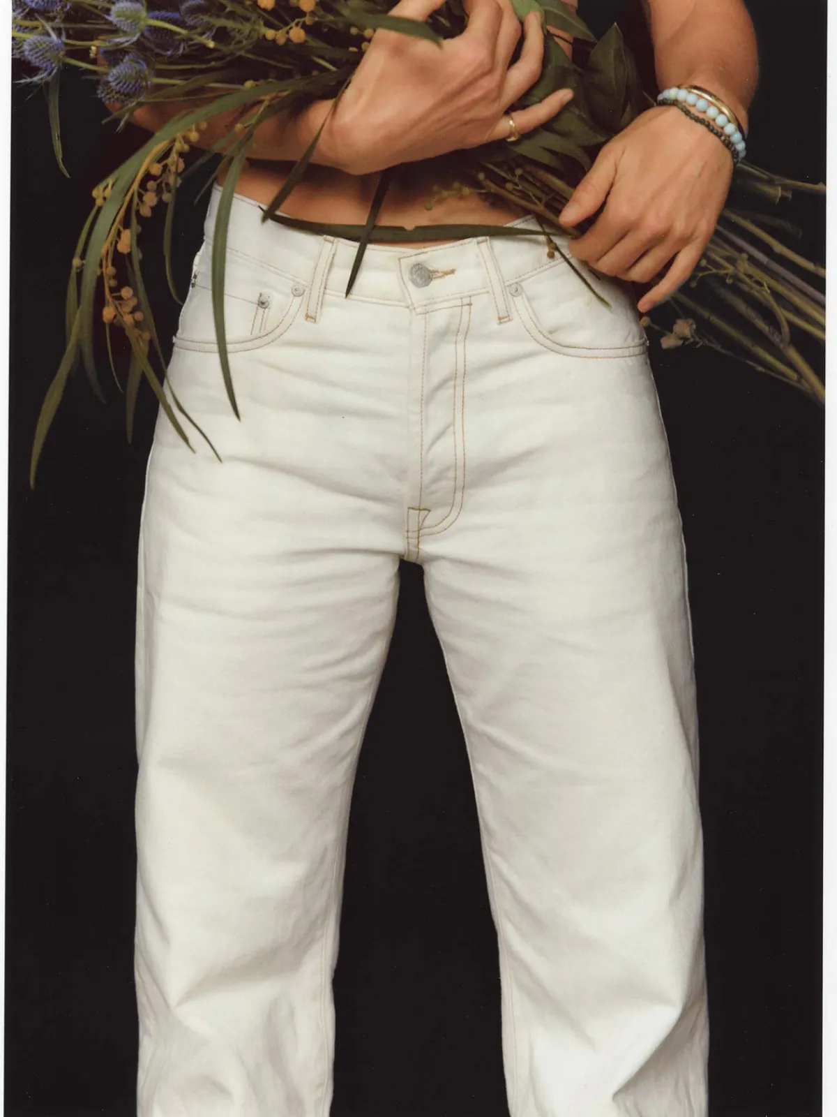 Women Imogene + Willie edie white selvage