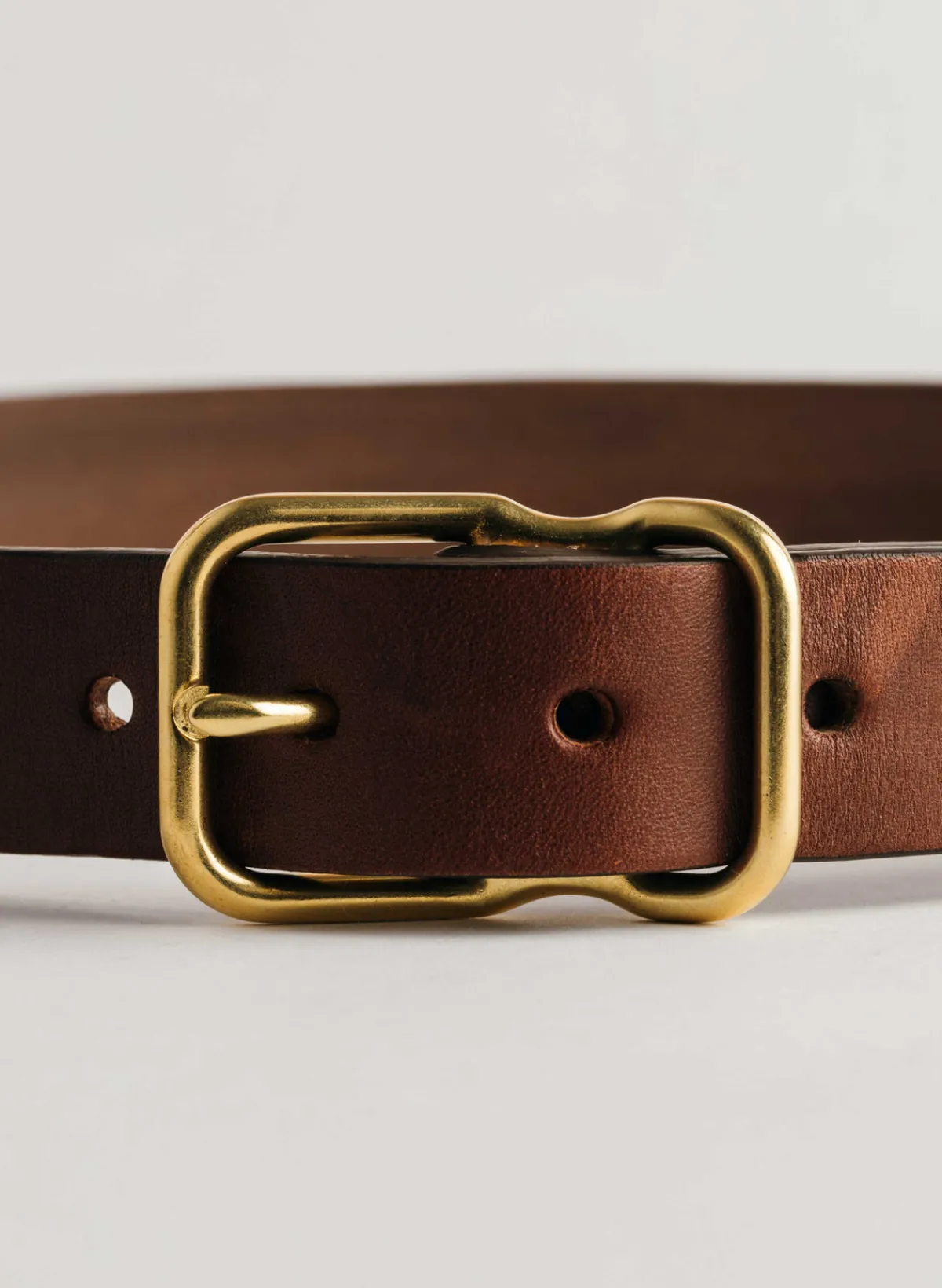 Women Imogene + Willie emil erwin narrow signature belt in walnut