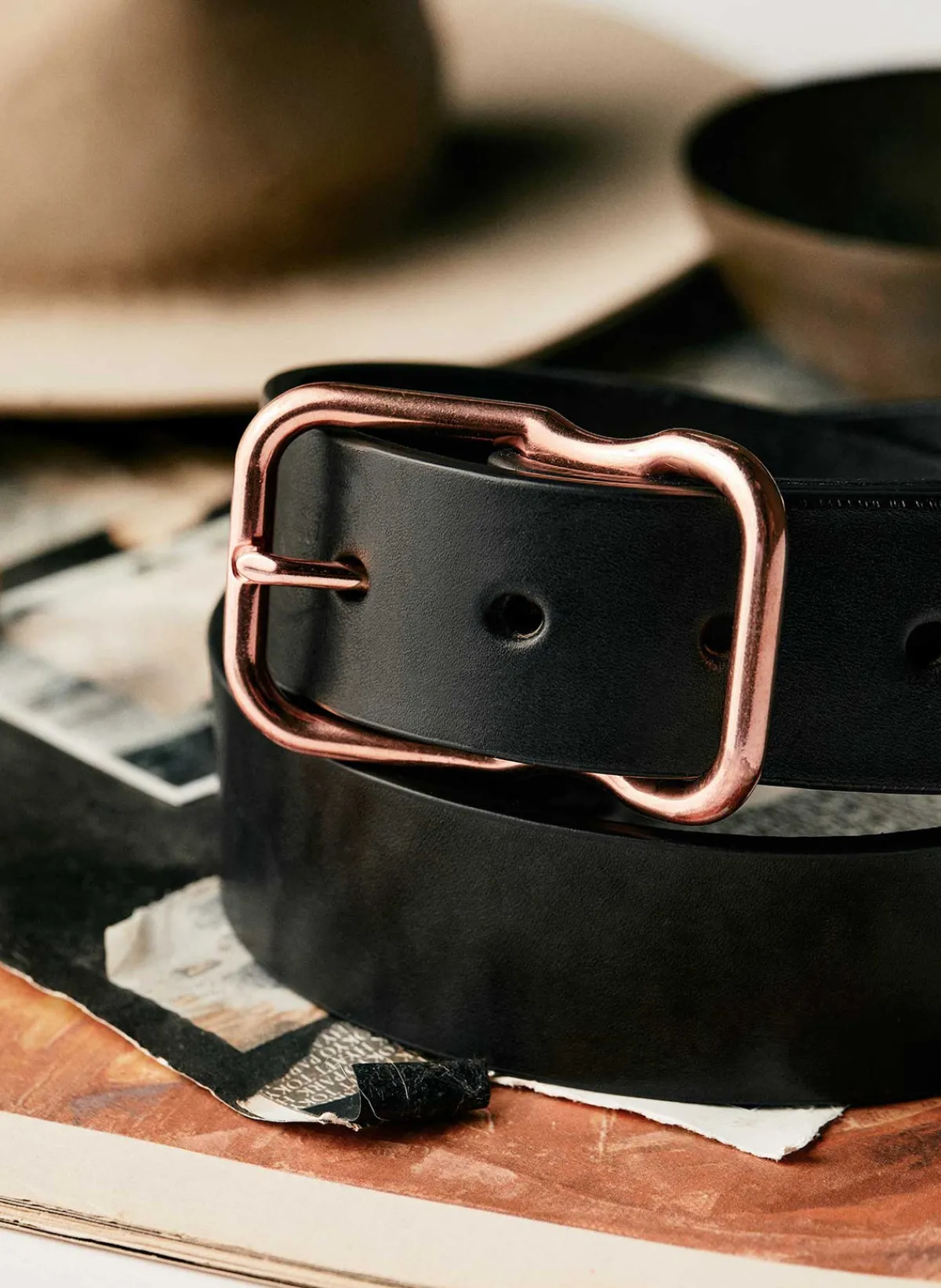 Women Imogene + Willie Emil Erwin Signature Belt Black