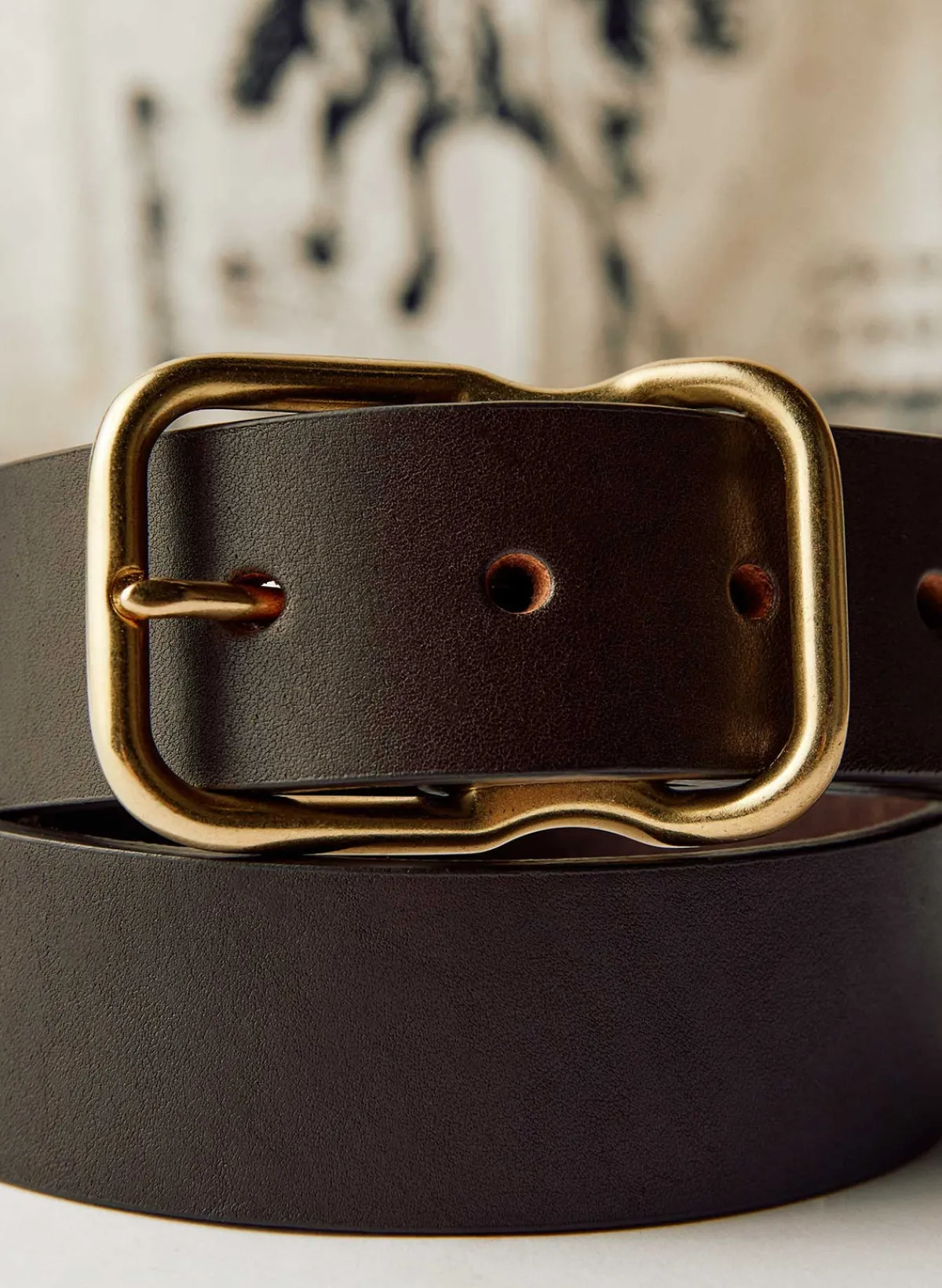 Women Imogene + Willie Emil Erwin Signature Belt Dark Brown