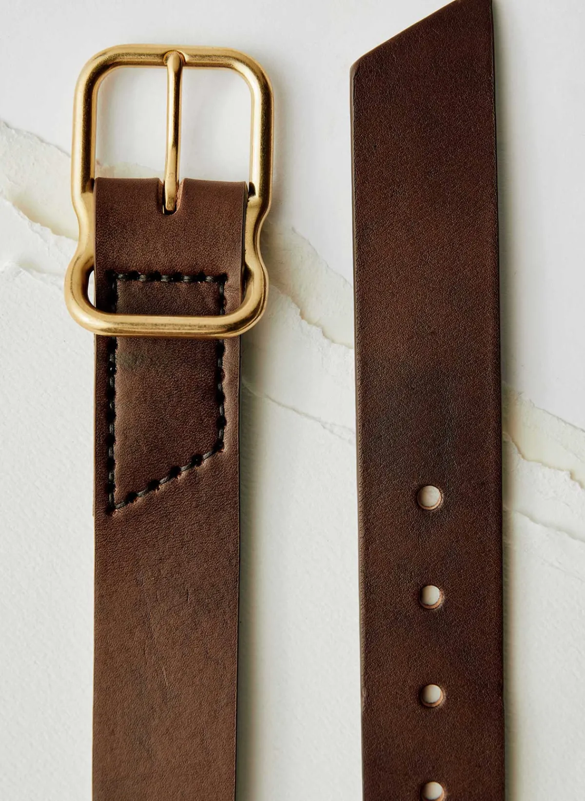 Women Imogene + Willie Emil Erwin Signature Belt Walnut