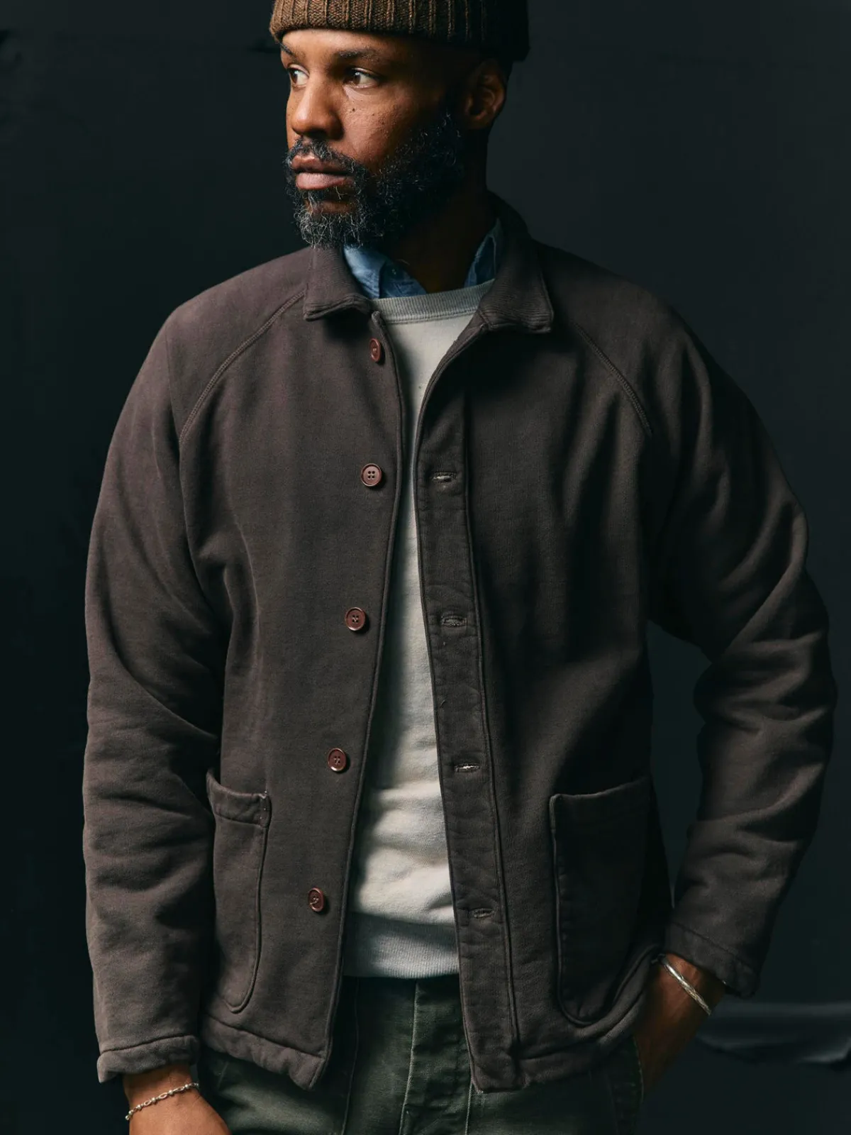 Imogene + Willie fairview knit raglan jacket