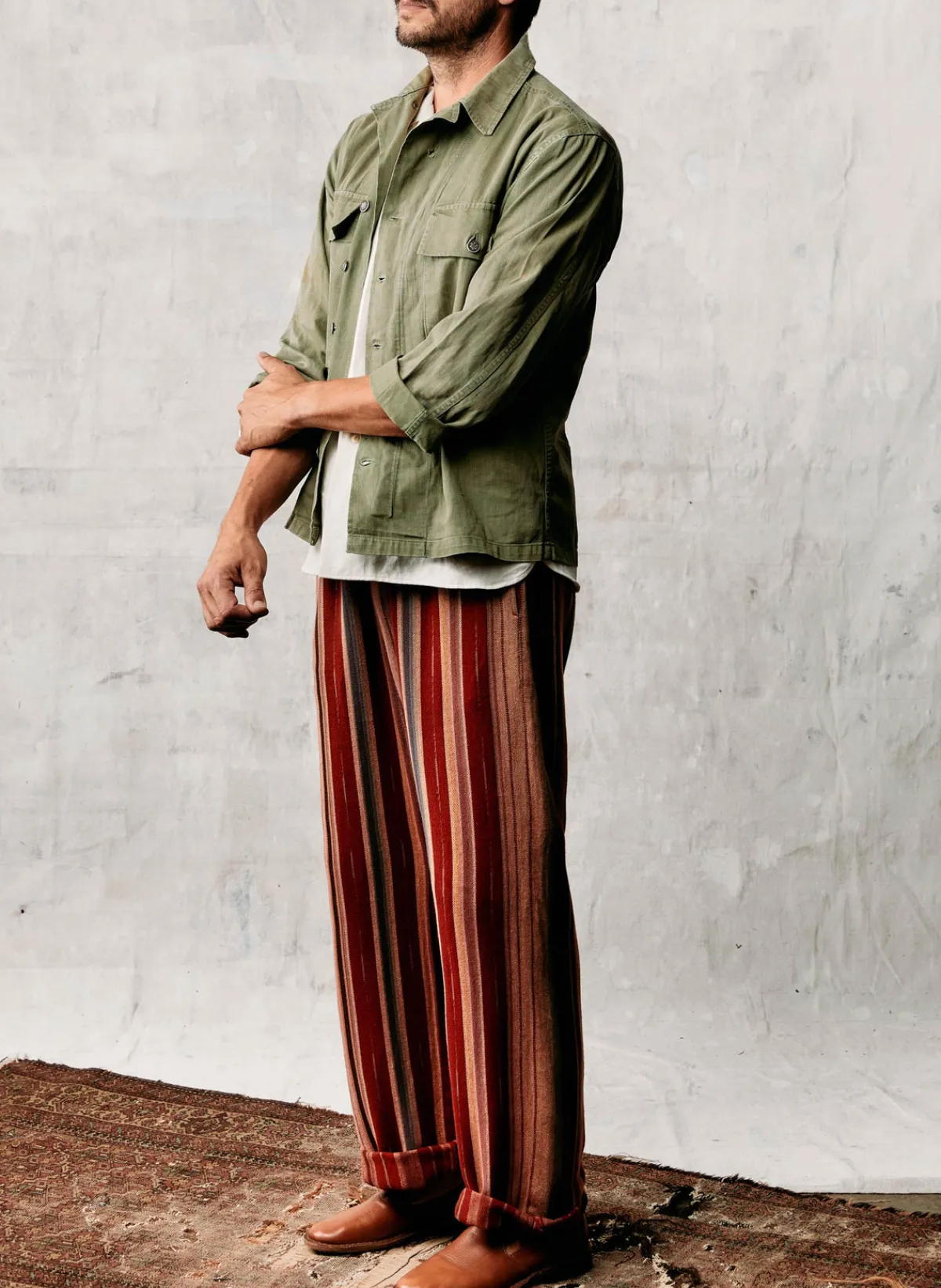 Imogene + Willie fethiye in hand-loomed coastal stripe