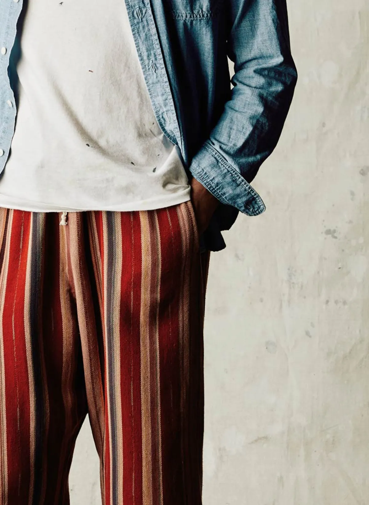 Imogene + Willie fethiye in hand-loomed coastal stripe