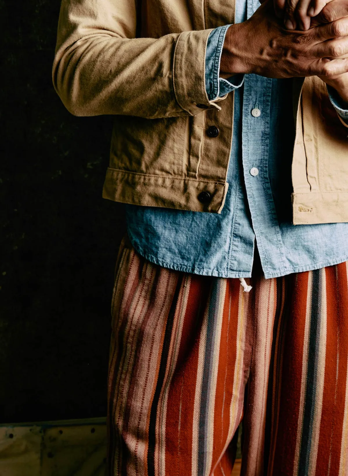 Imogene + Willie fethiye in hand-loomed coastal stripe