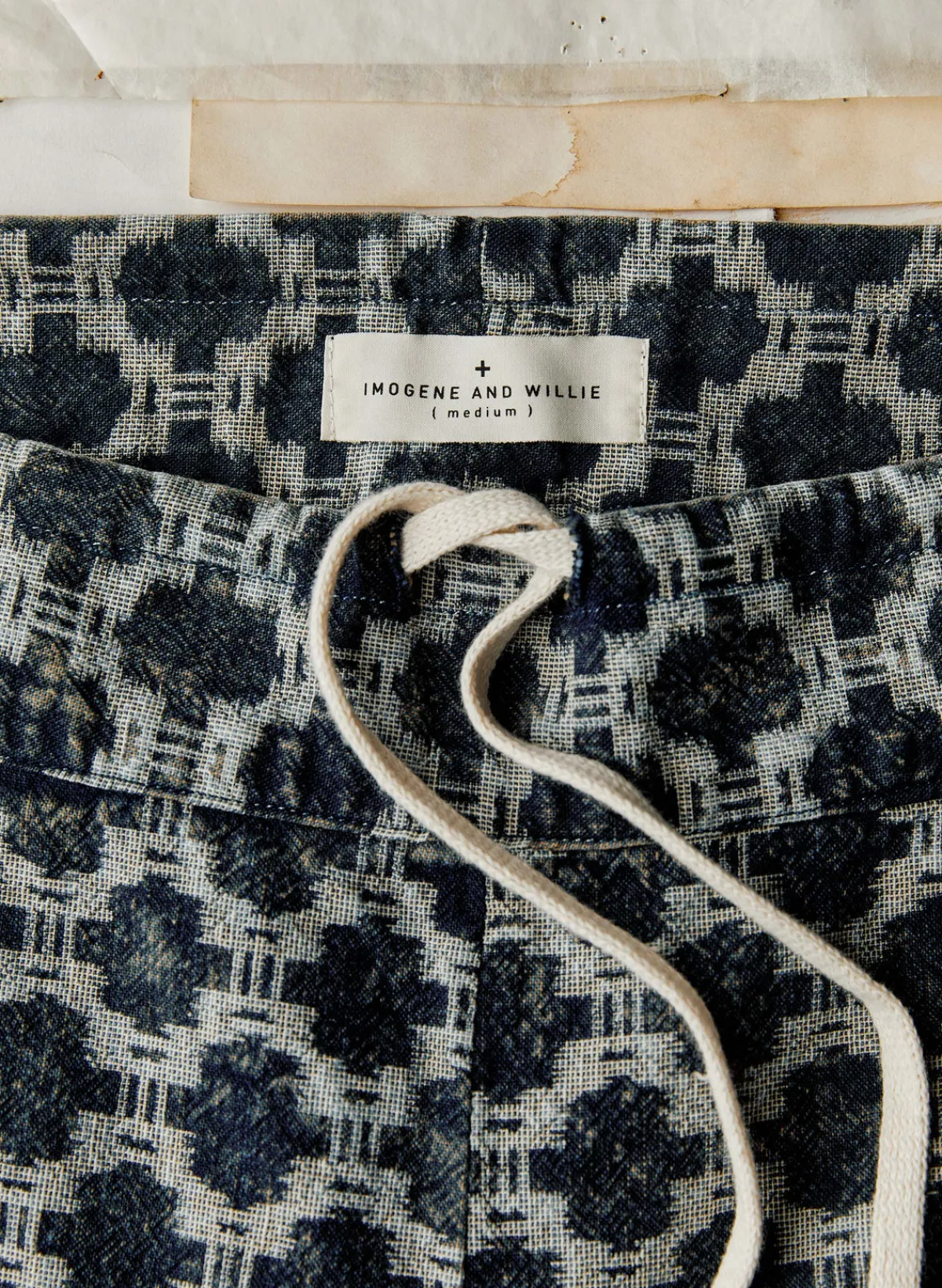 Imogene + Willie fethiye in indigo kiji print