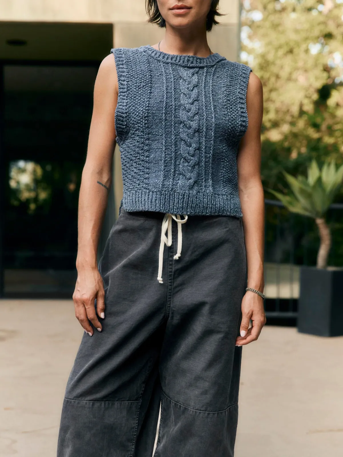 Women Imogene + Willie flight pant in faded black