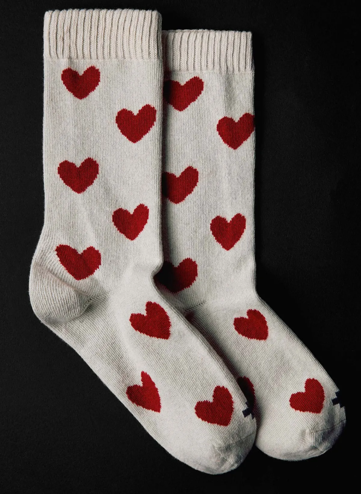 Women Imogene + Willie heart sock in natural
