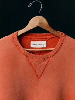 Imogene + Willie hilts sweatshirt sunfaded red
