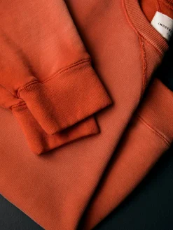 Imogene + Willie hilts sweatshirt sunfaded red
