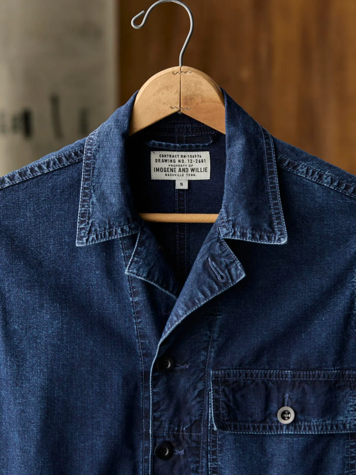 Women Imogene + Willie indigo ripstop coverall