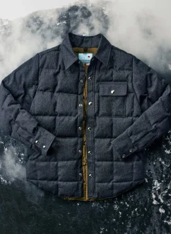 Imogene + Willie i+w x crescent down works quilted jaspe jacket