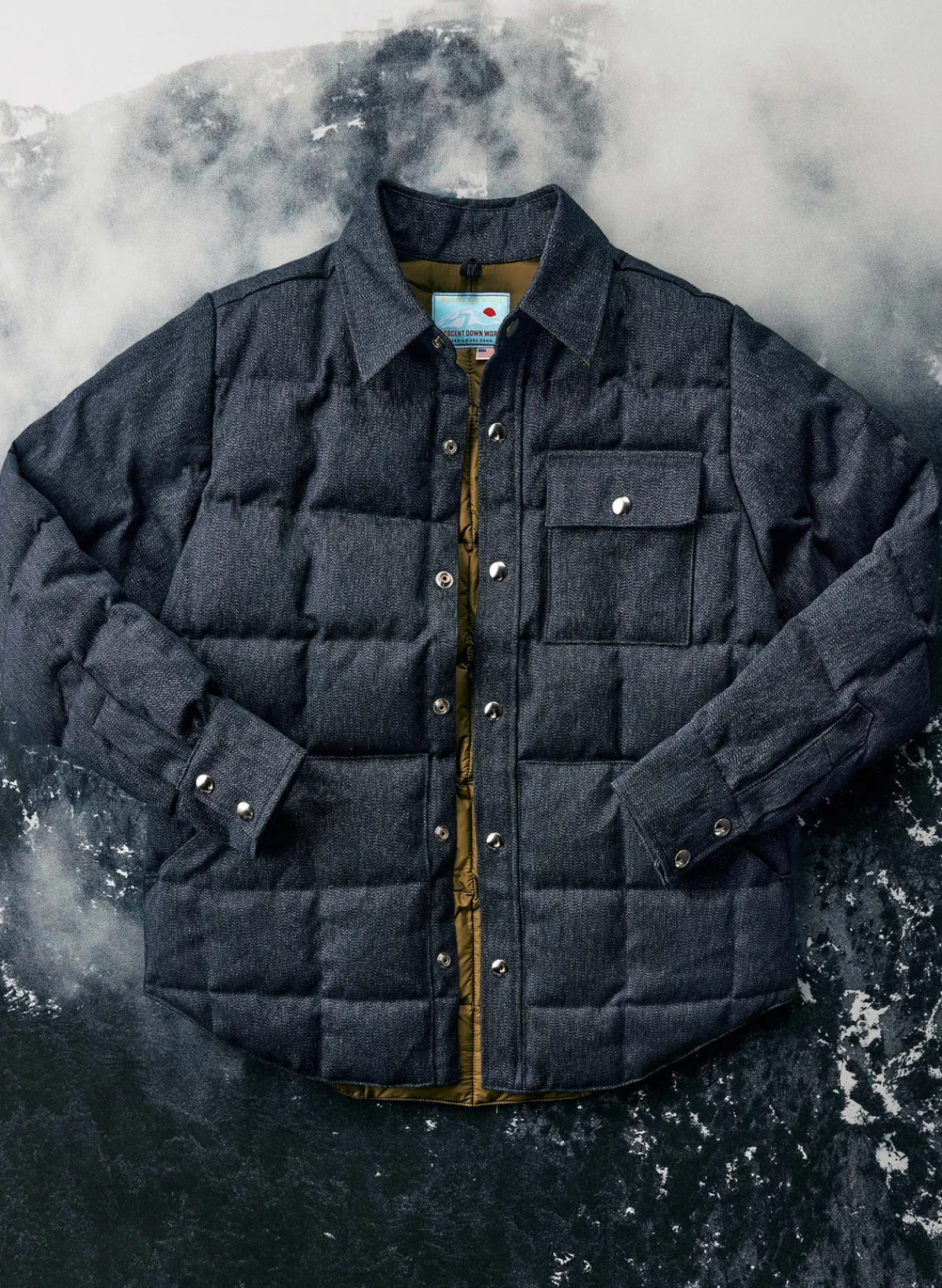 Women Imogene + Willie i+w x crescent down works quilted jaspe jacket