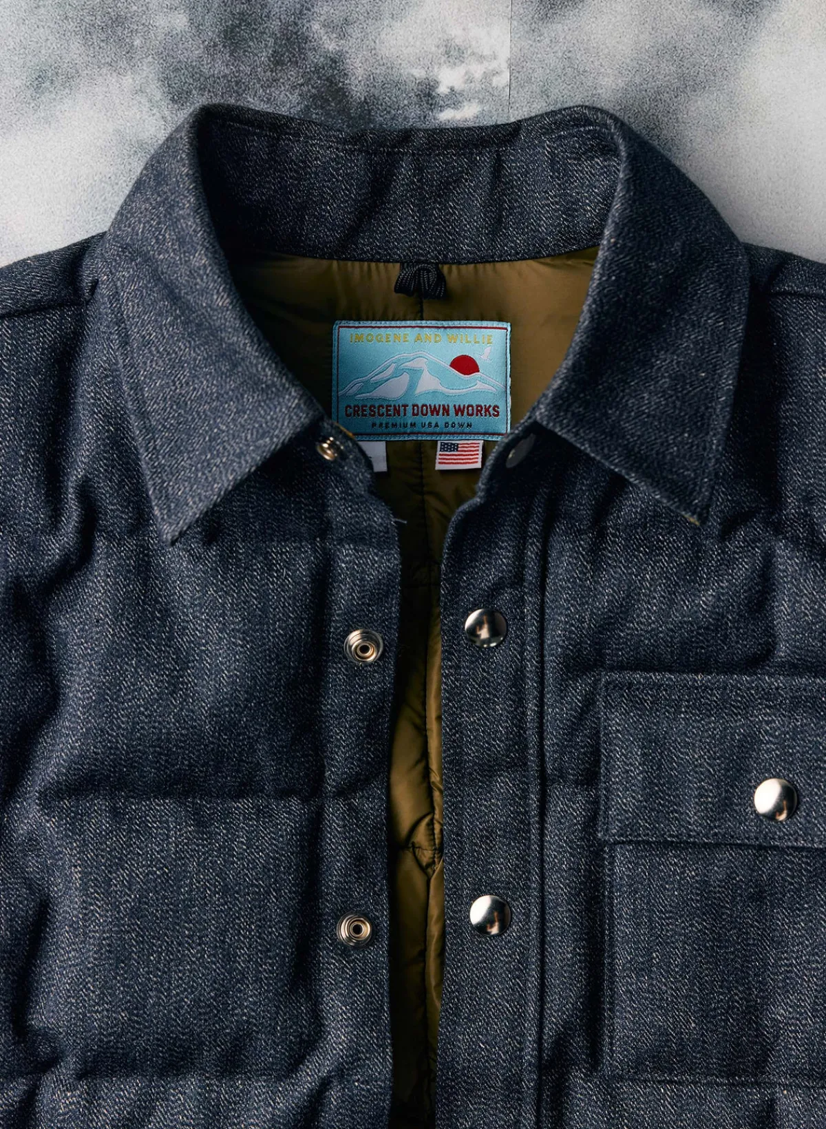 Women Imogene + Willie i+w x crescent down works quilted jaspe jacket