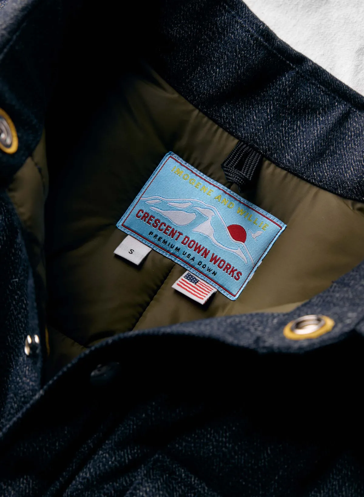 Women Imogene + Willie i+w x crescent down works quilted jaspe jacket