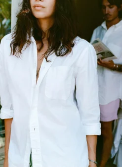 Women Imogene + Willie i+w x Gitman Vintage poplin oxford