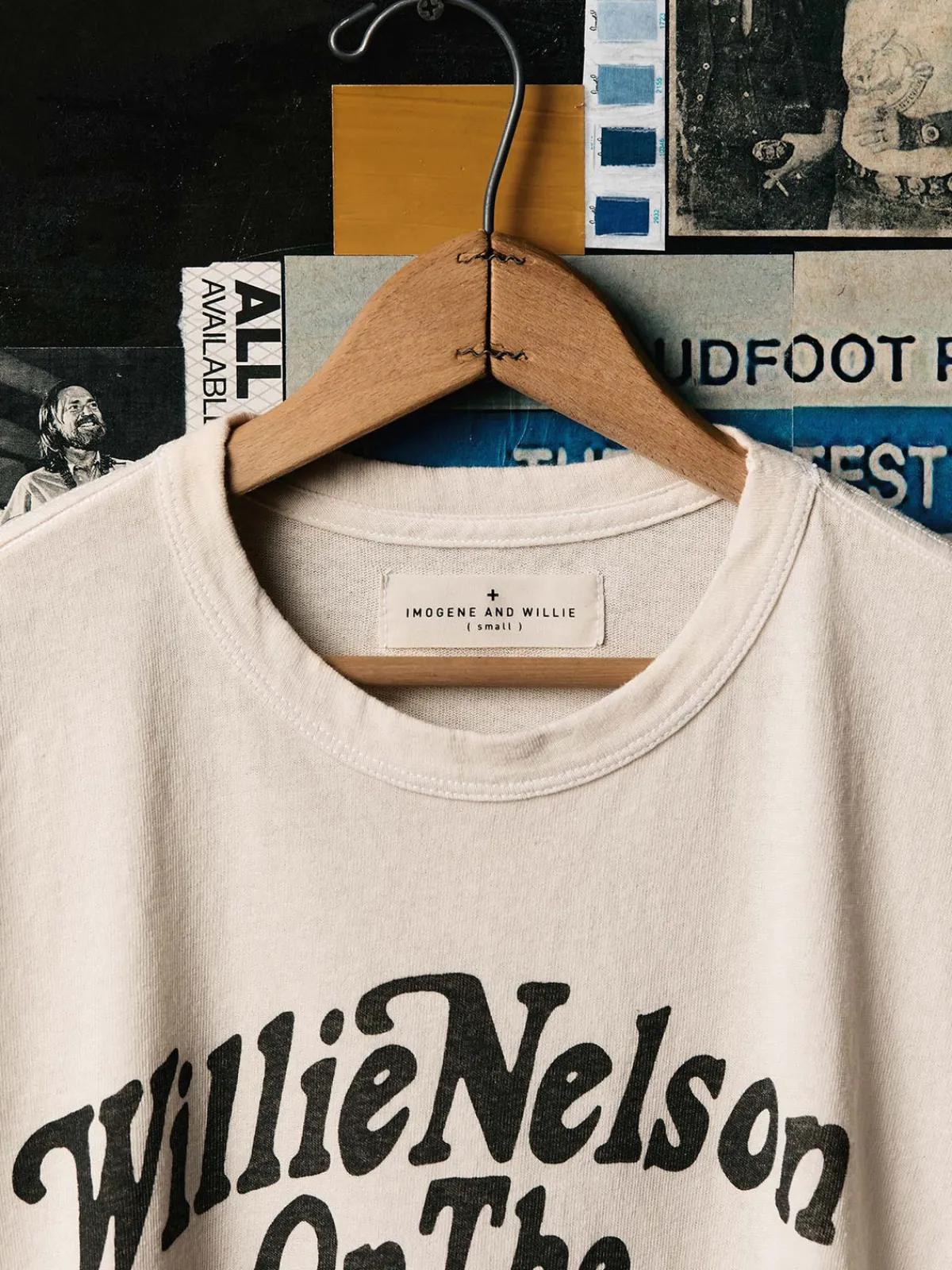 Women Imogene + Willie i+w x willie nelson "on the road again" tee