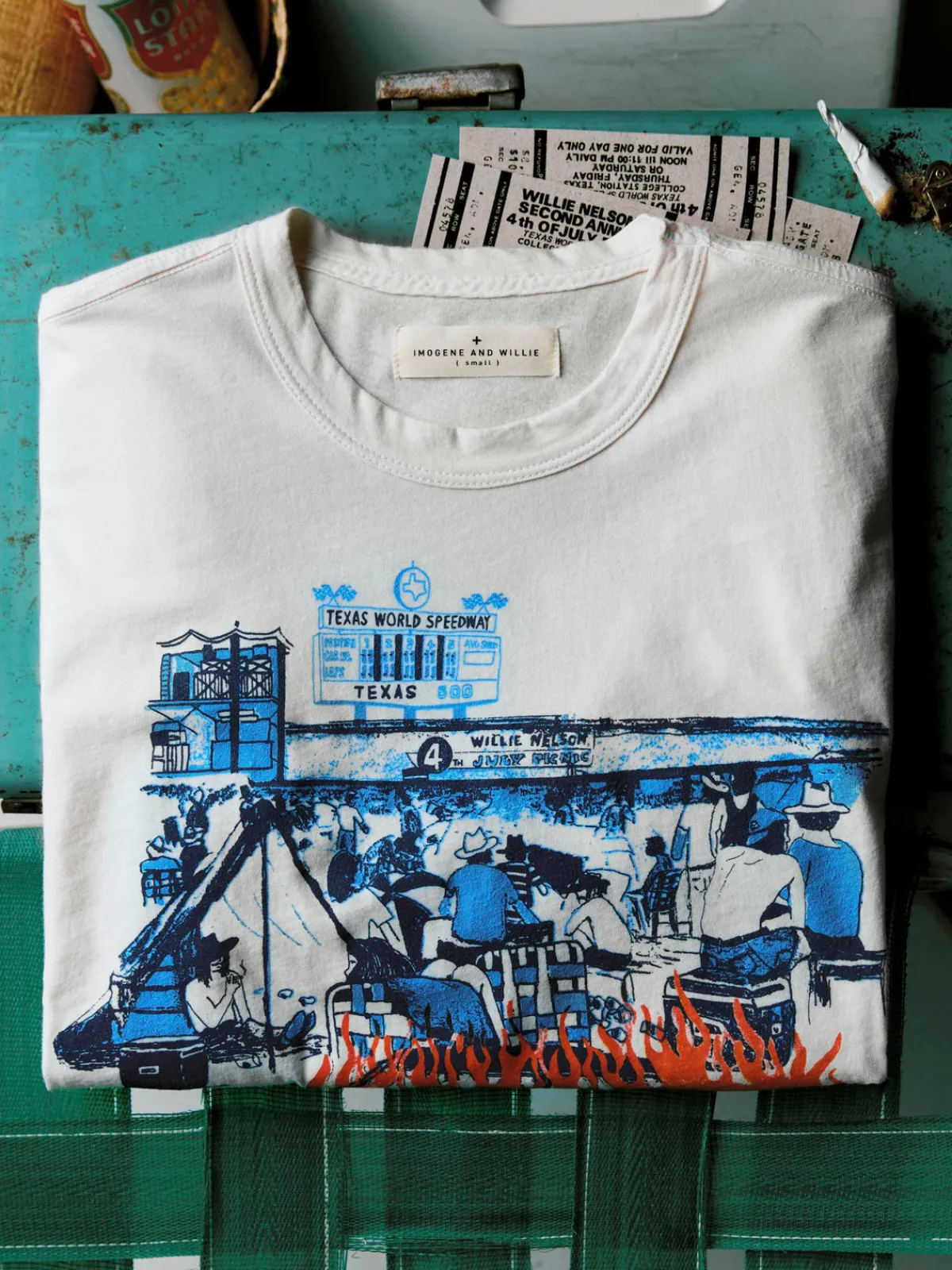 Women Imogene + Willie i+w x willie nelson "picnic" tee