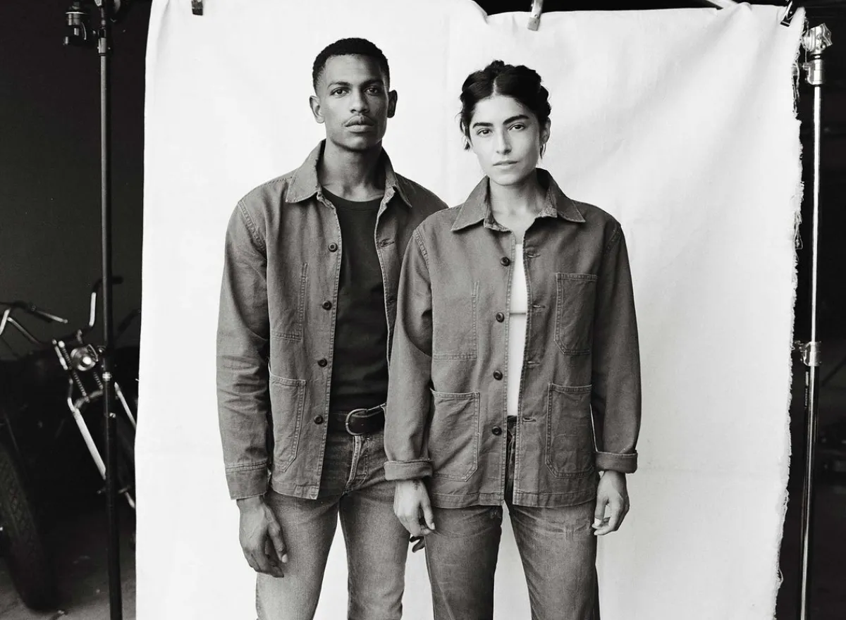 Women Imogene + Willie jack jacket french blue