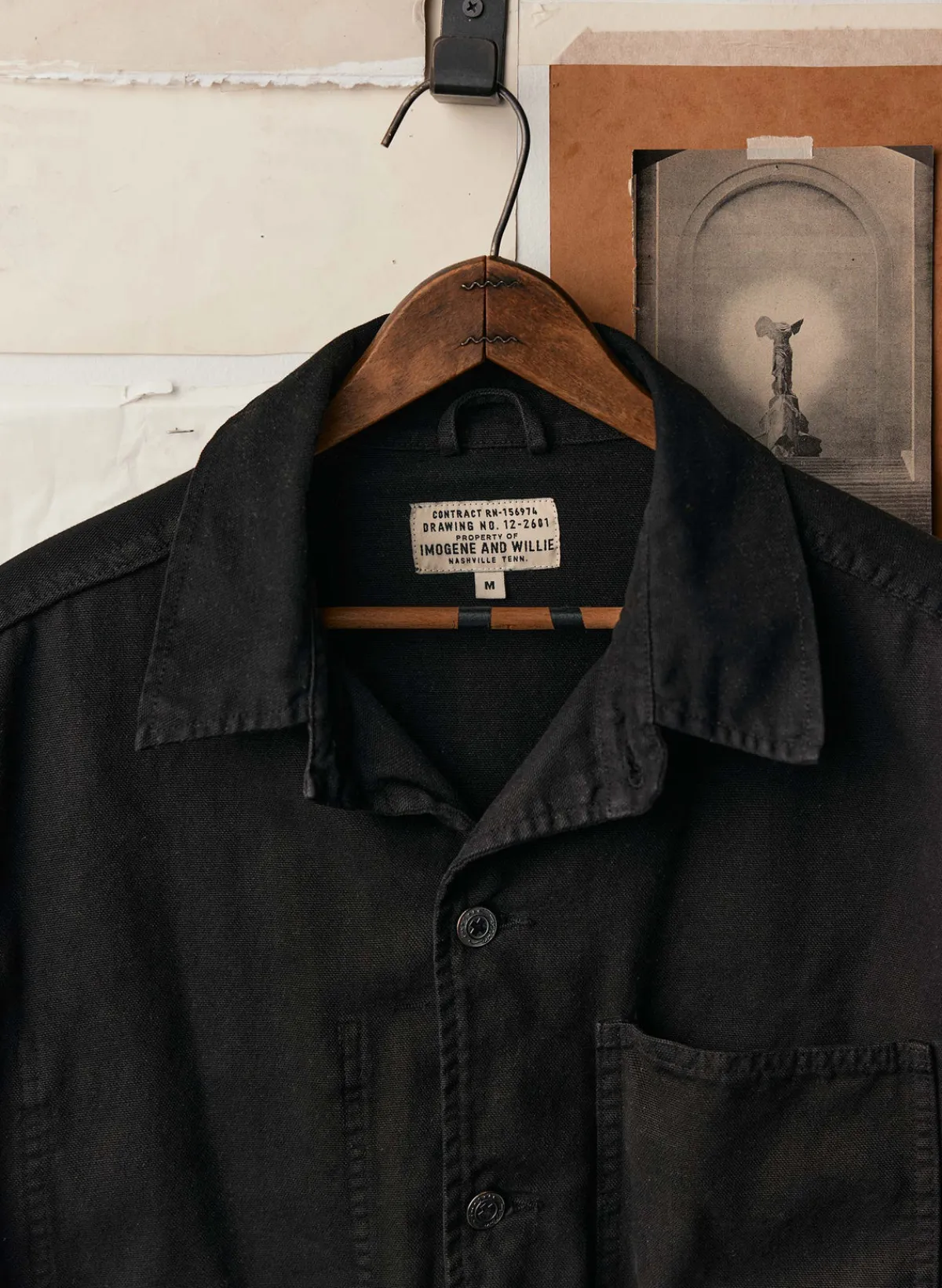 Women Imogene + Willie jack jacket in overdyed slate