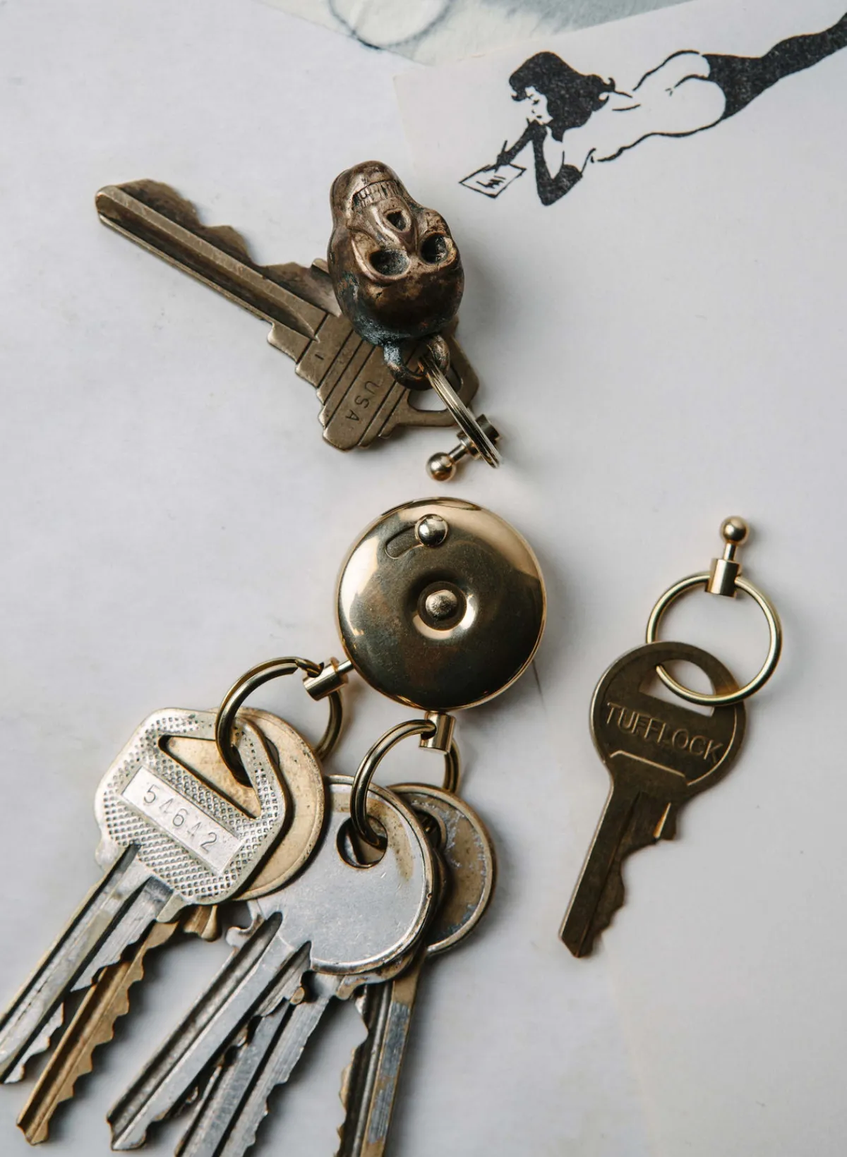 Women Imogene + Willie japanese brass key holder