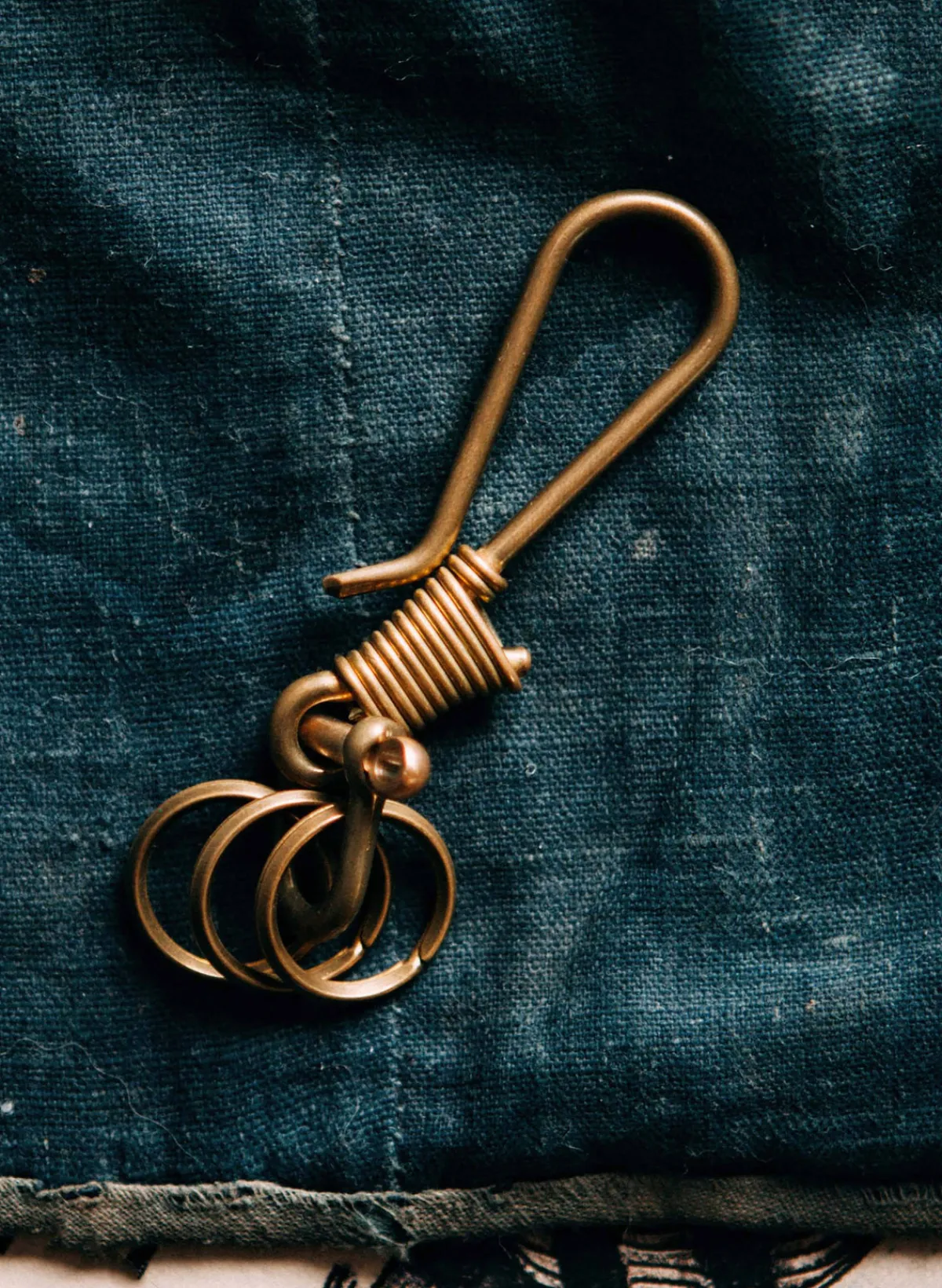 Women Imogene + Willie japanese brass multi-key hook