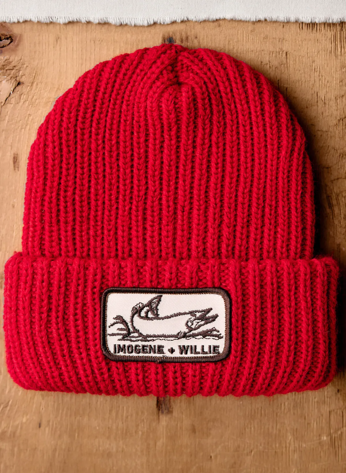 Women Imogene + Willie knit "sockeye" watch cap