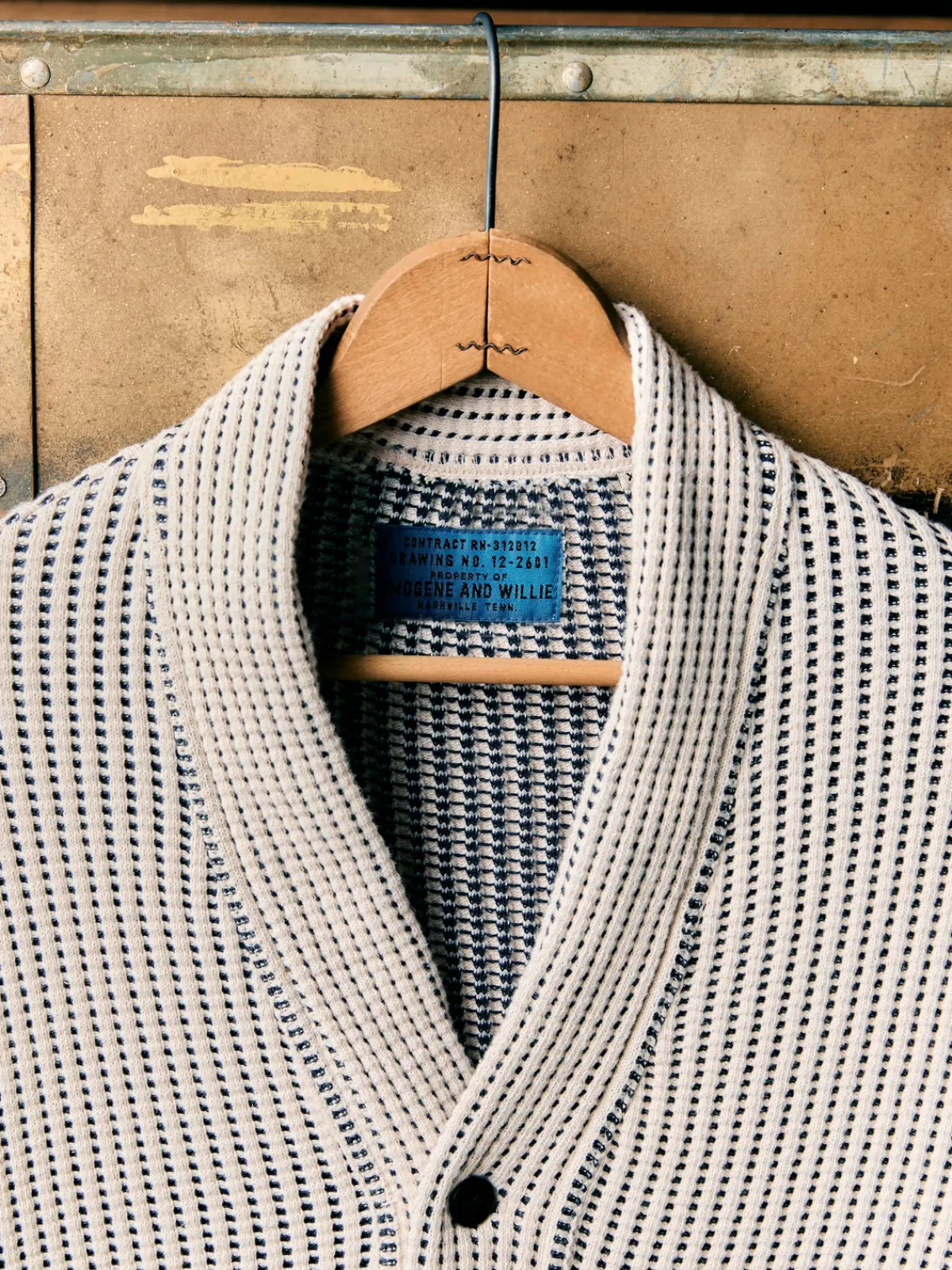 Women Imogene + Willie knit waffle cardigan in natural