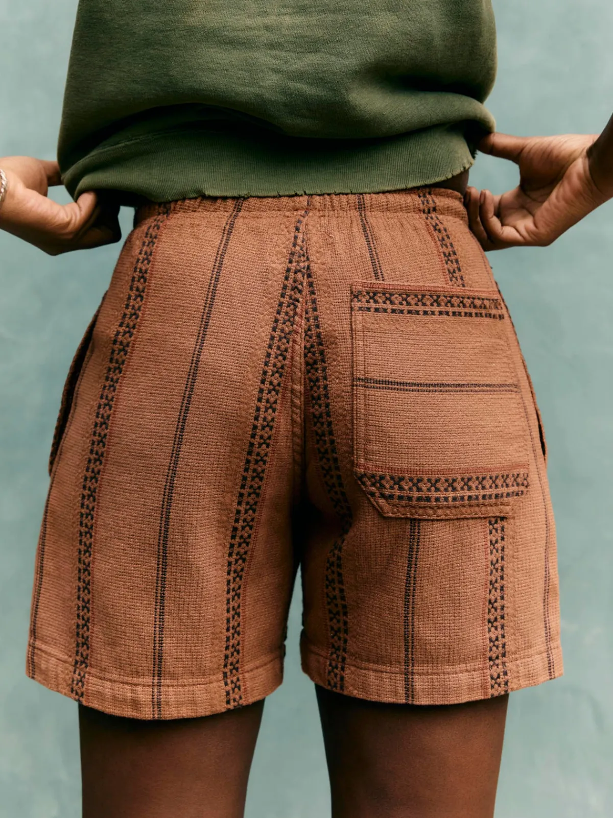 Women Imogene + Willie lagos lounge short in brown