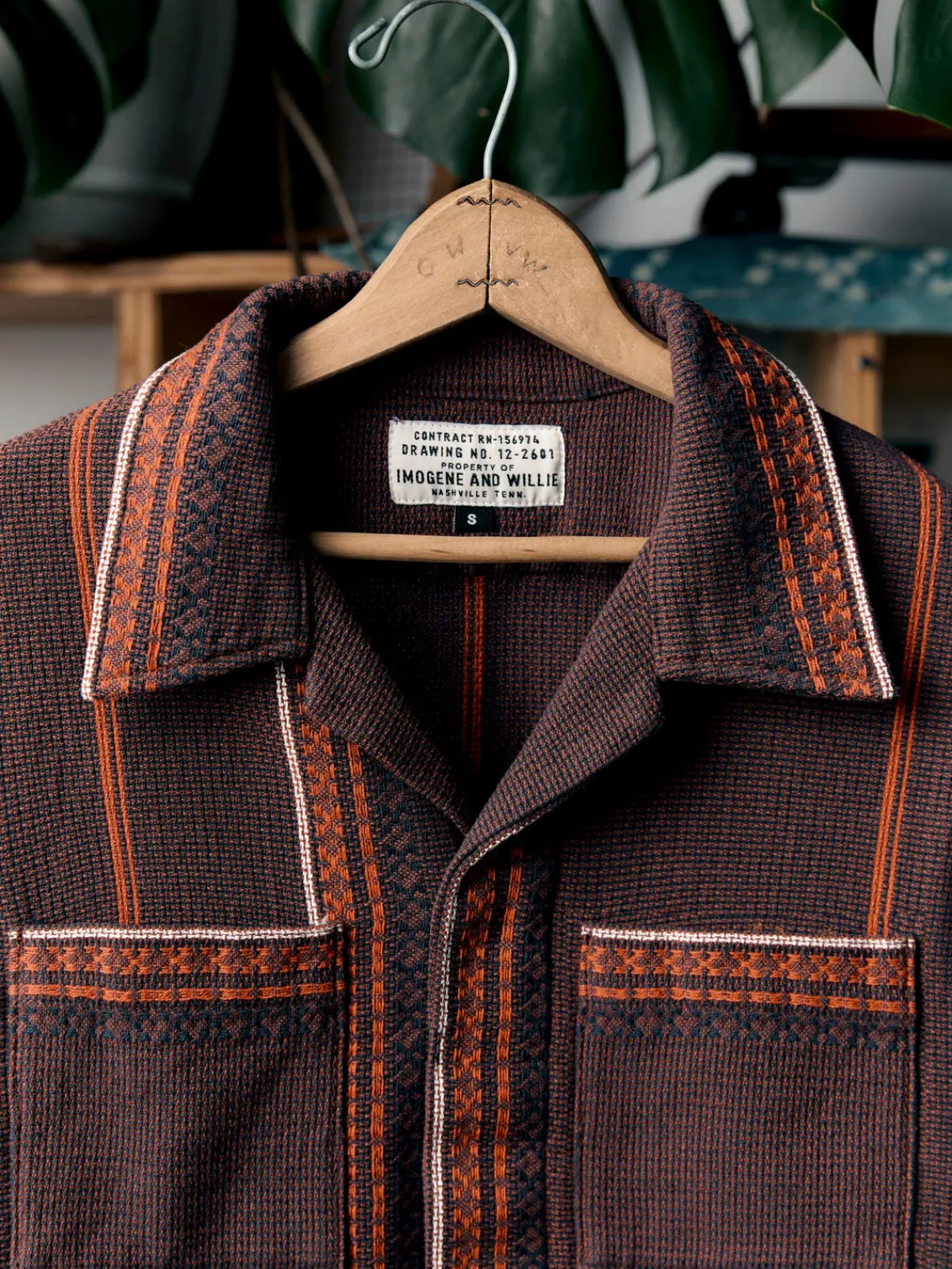 Women Imogene + Willie lagos woven border jacket