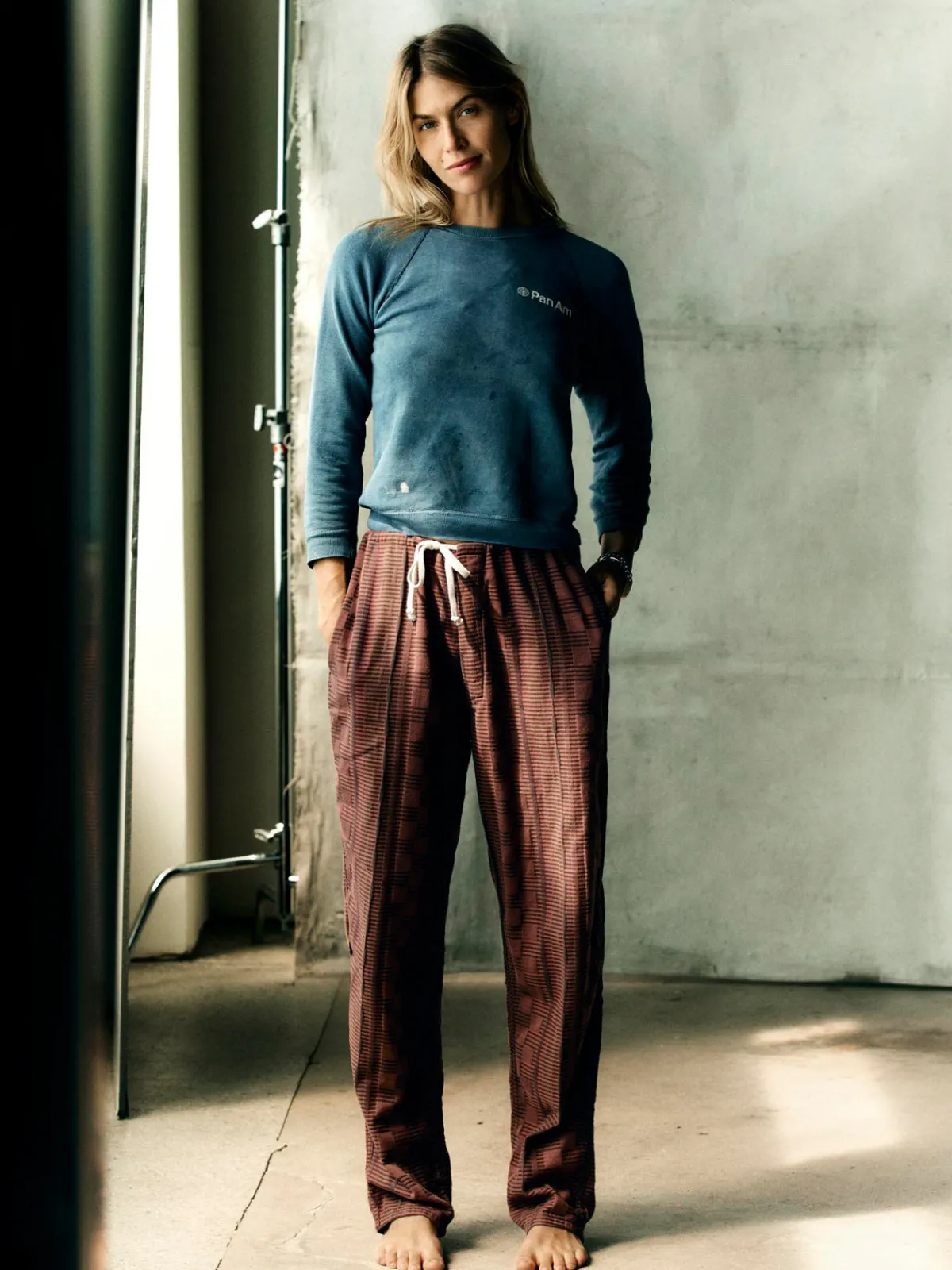 Women Imogene + Willie lounge pant in mojave jacquard