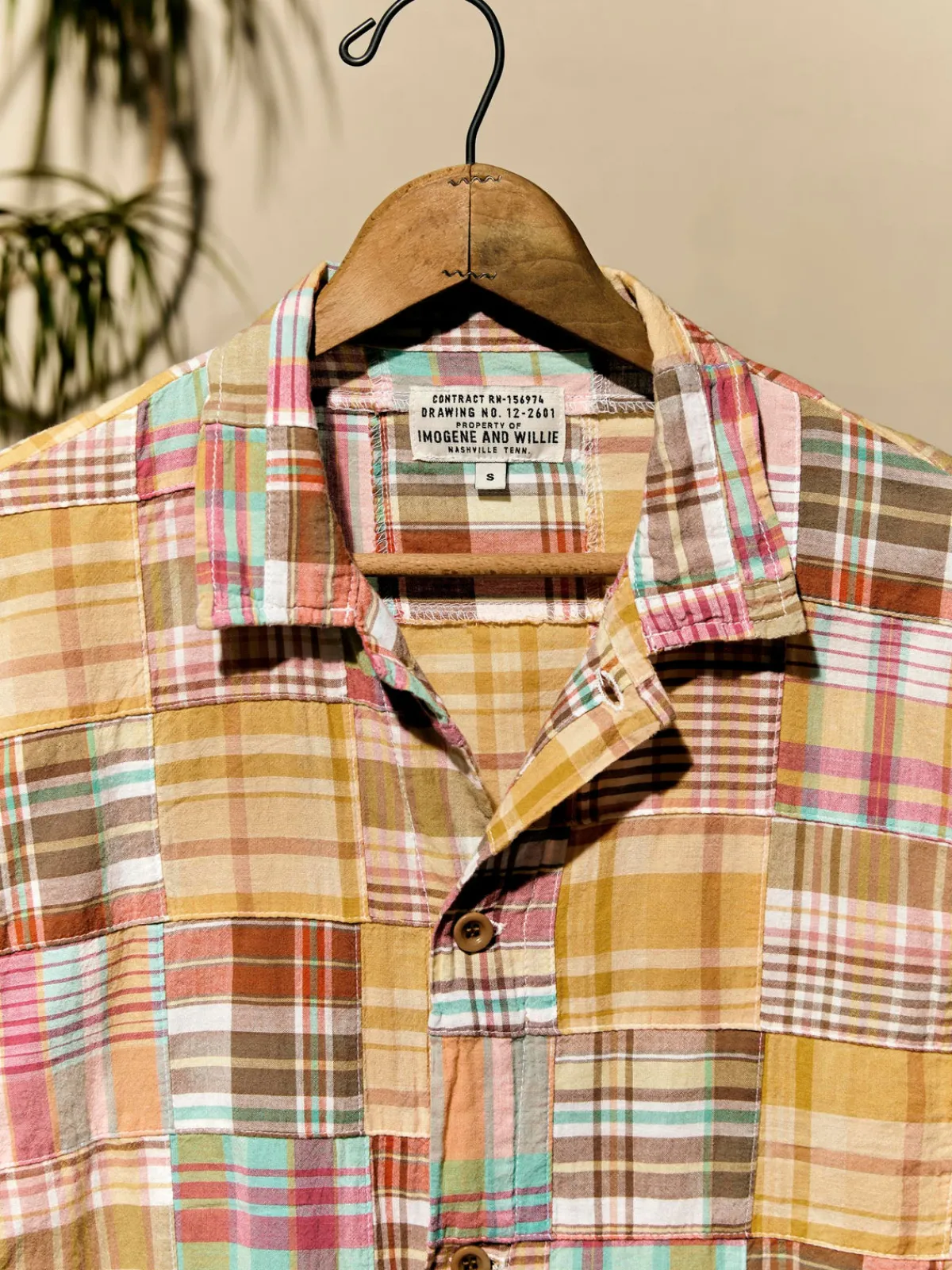 Women Imogene + Willie madras jacket in townsend