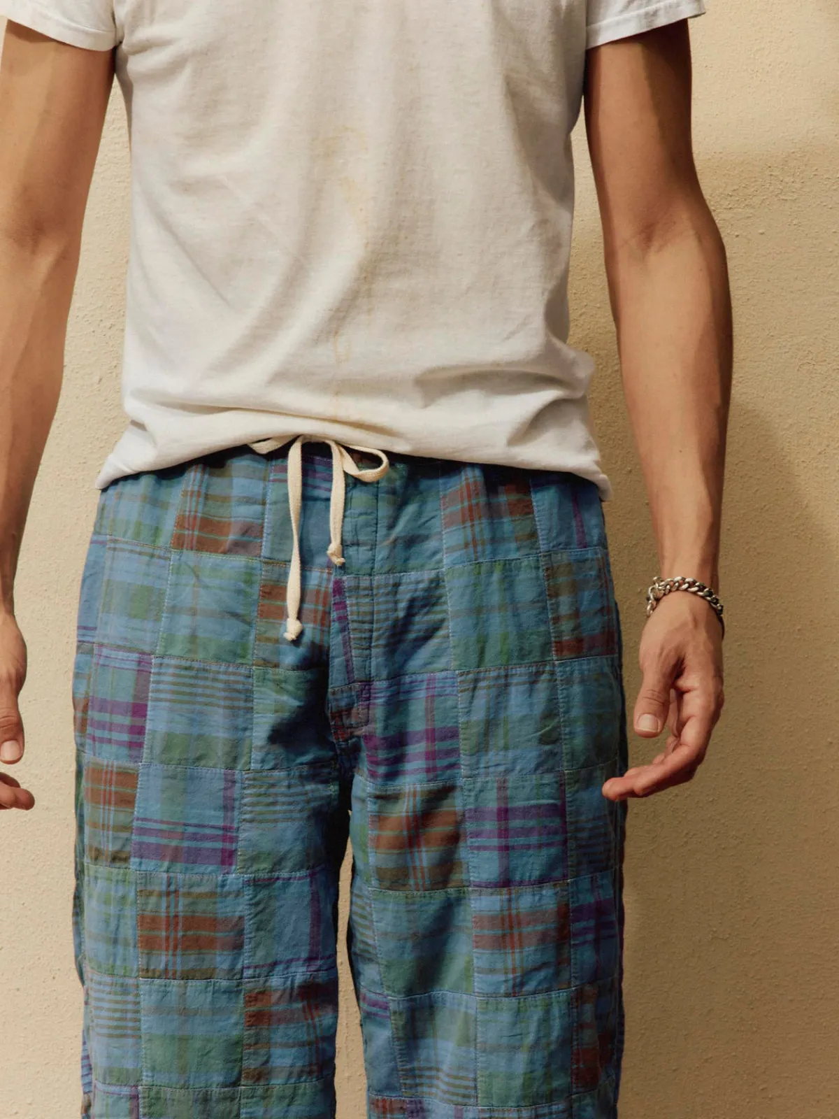 Imogene + Willie madras lounge pant in stafford