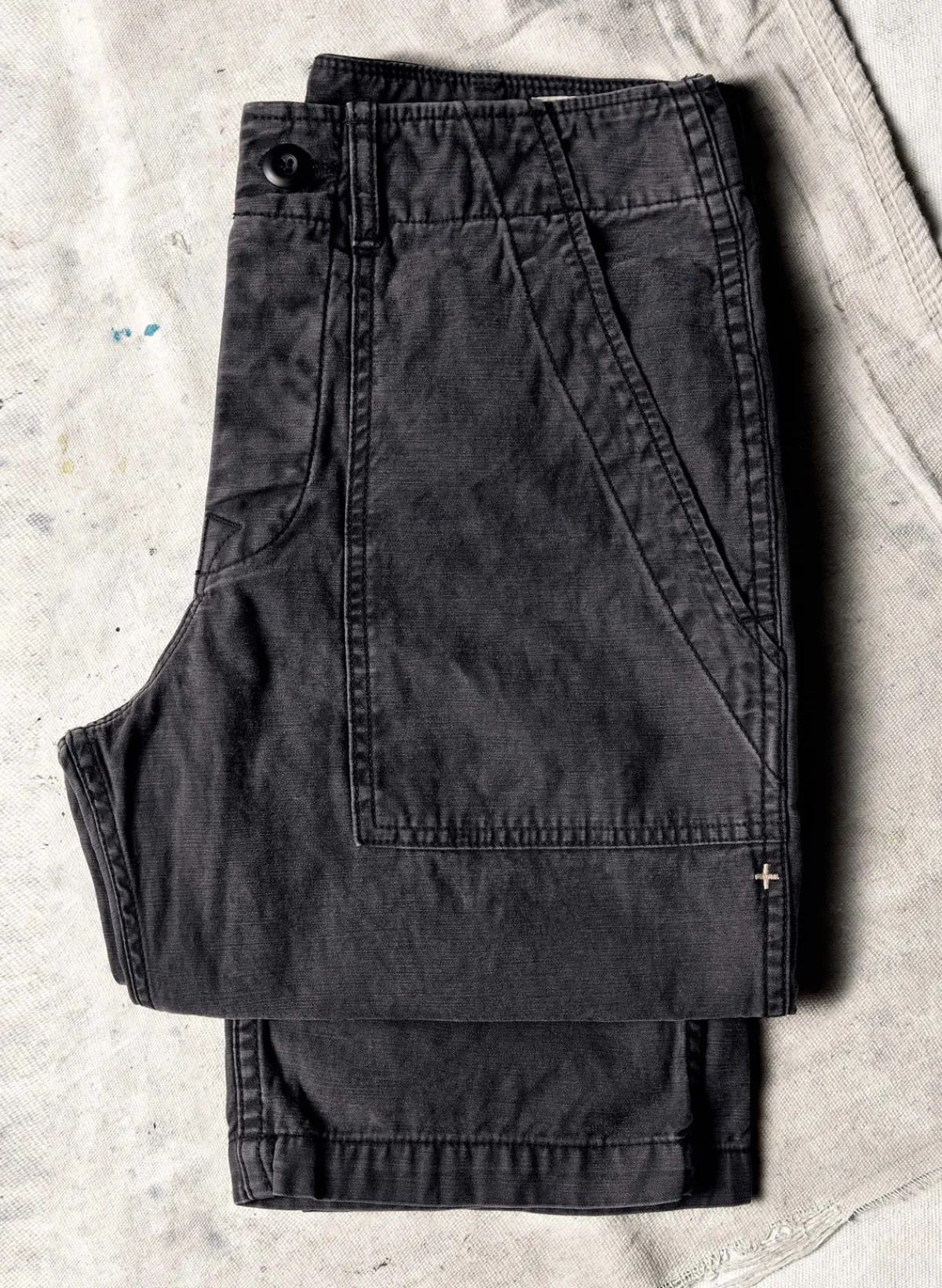 Imogene + Willie oliver military trouser in black