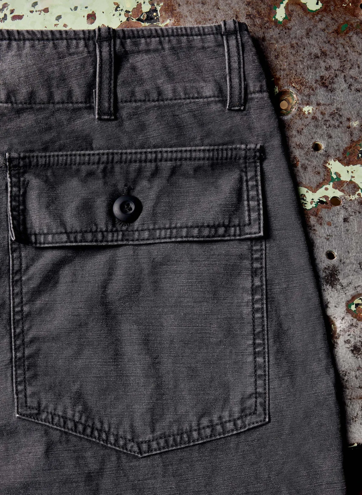 Imogene + Willie oliver military trouser in black