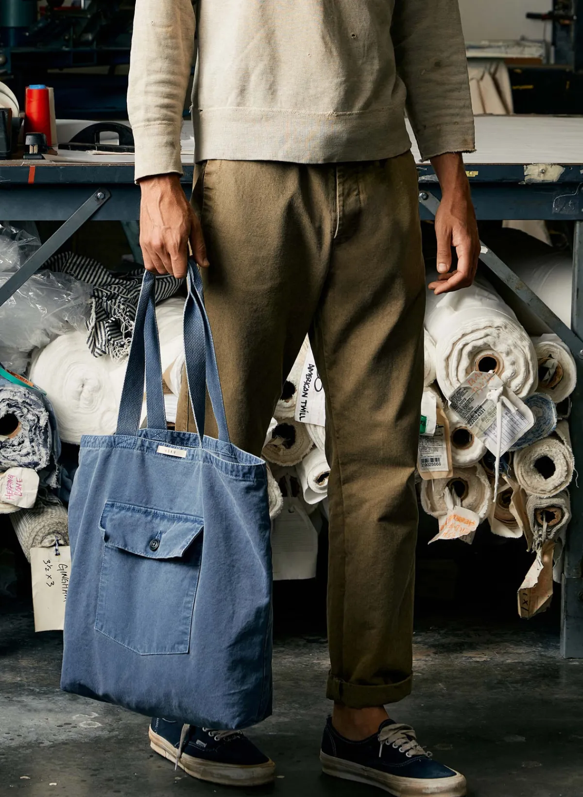 Imogene + Willie the all american chino in field tan